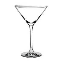 Plain Martini Glass - Glass, 250 Ml Size | Transparent Color, Round Shape For Restaurants & Hotels