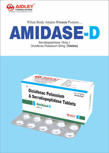 Tablet Diclofenac Potassium 50mg + Serratiopeptidase 10mg