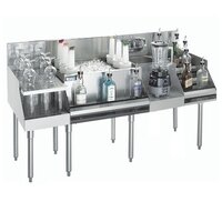 Hotel Kitchen Equipment - Stainless Steel 18 Swg Sheet, 12"x12"x10" Sink Bowl With Cross Pipe, Adjustable Nylon Feet , Rustproof Ms Angle Frame