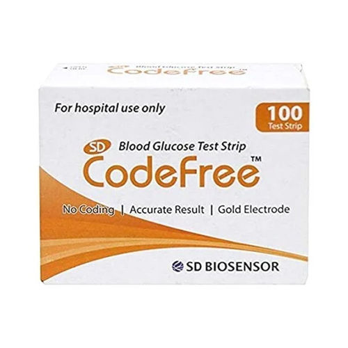 SD Bioline Blood Glucose Test Strip - Code Free