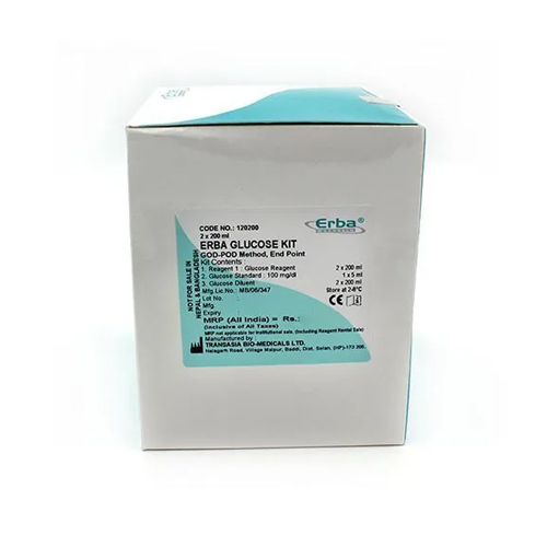 Erba Glucose Kit Suitable For: Hospital