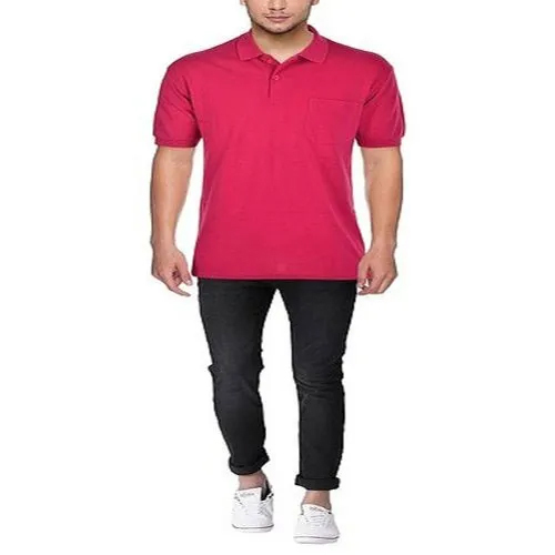 Different Available Men Pink Polo T Shirt at Best Price in Ludhiana ...