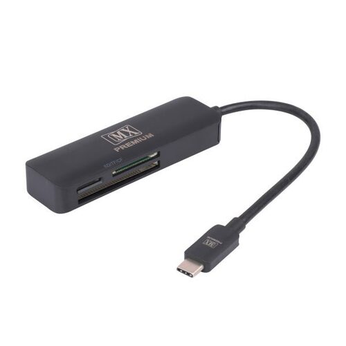 MX Premium Type-C 3-in-1 Card Reader