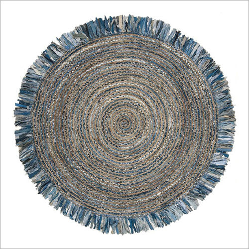 Jute Denim Rag Braided Rugs