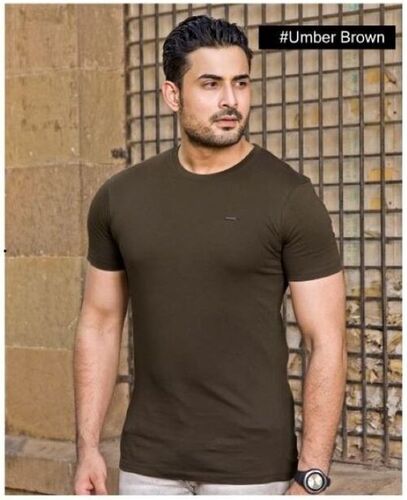 Mens casual cotton tshirt