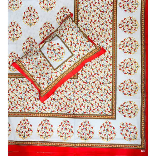 Jaipuri Bedsheet Ethnic Designs King Size Double Bed Sheet