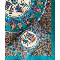 Rgl Mango Sanganeri Print Single Bed Sheet With 1 Pillow Cover