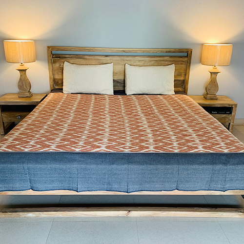 Neelofar_s Ikkat Bed Cover