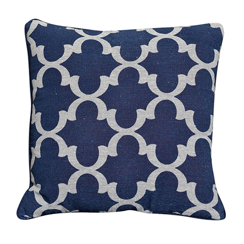 Neelofar_s Indigo Geometric Cushion Cover