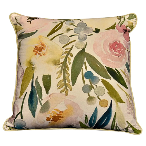 Neelofar_s Printed Cushion Cover With Beading