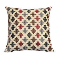 Nelofar_s Silk Thread Embroidered On Canvas Cushion Covers