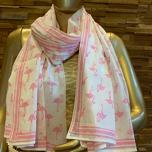 Hand Block Print Cotton Stoles, Size - 48 x 72 Inches