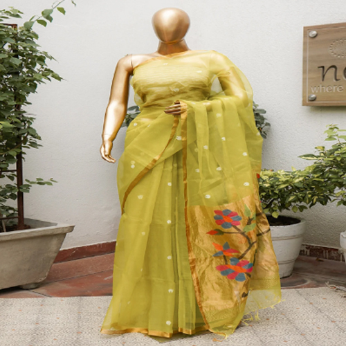 Neelofar_s Silk Saree With Zari Border