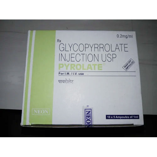 लिक्विड पाइरोलेट 0.2Mg Ml ग्लाइकोपाइरोलेट इंजेक्शन Usp