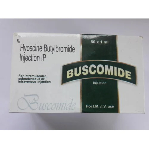 Buscomide Injection Hyoscine Butylbromide Injection IP