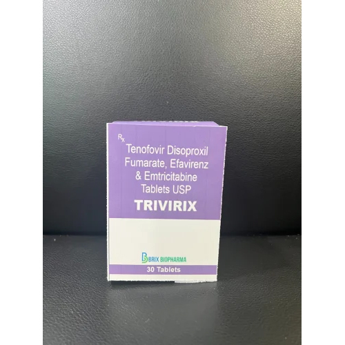 Trivirix Emtricitabine (200mg) And Tenofovir disoproxil fumarate (300mg)  Efavirenz (600mg)