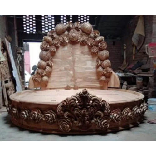 Round Carving Bed
