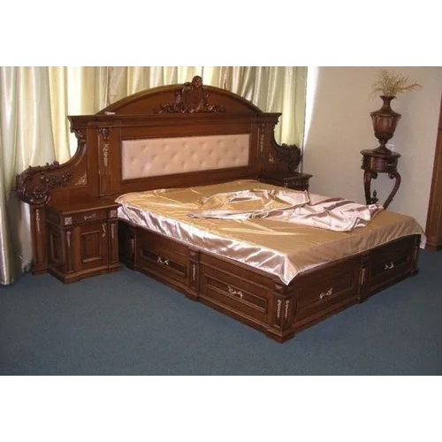 Luxury Wooden Double Bed