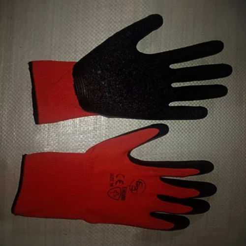 Latex Crinkled Coated Gloves