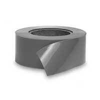 Reflective Gray Fabric Tape - Pvc Material, Single-sided Adhesive, Gray Color | Weather-resistant, High Visibility For Low-light Conditions