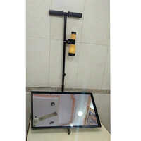 Under Vehicle Inspection Mirror - Plastic & Glass,  High Quality Black Design | Safety Purpose With Enhanced Visibility