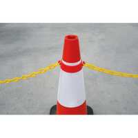 Iron Traffic Cone Chain - Color: Yellow