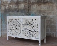 wooden handcarved dresser