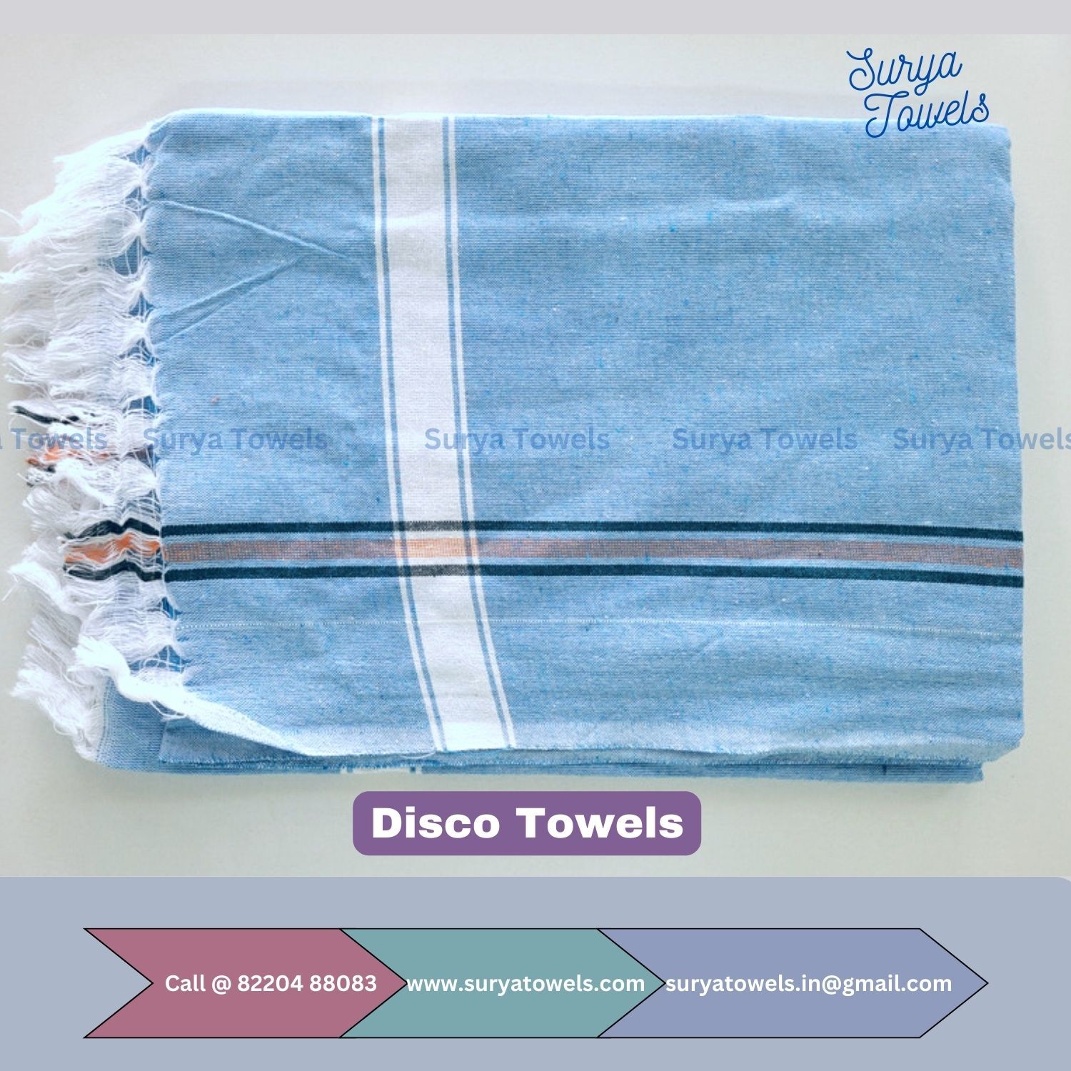 Cotton Disco Towels 30x60 180g