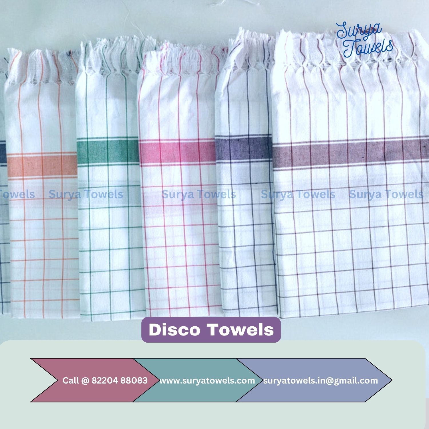 Cotton Disco Towels 30x60 180g
