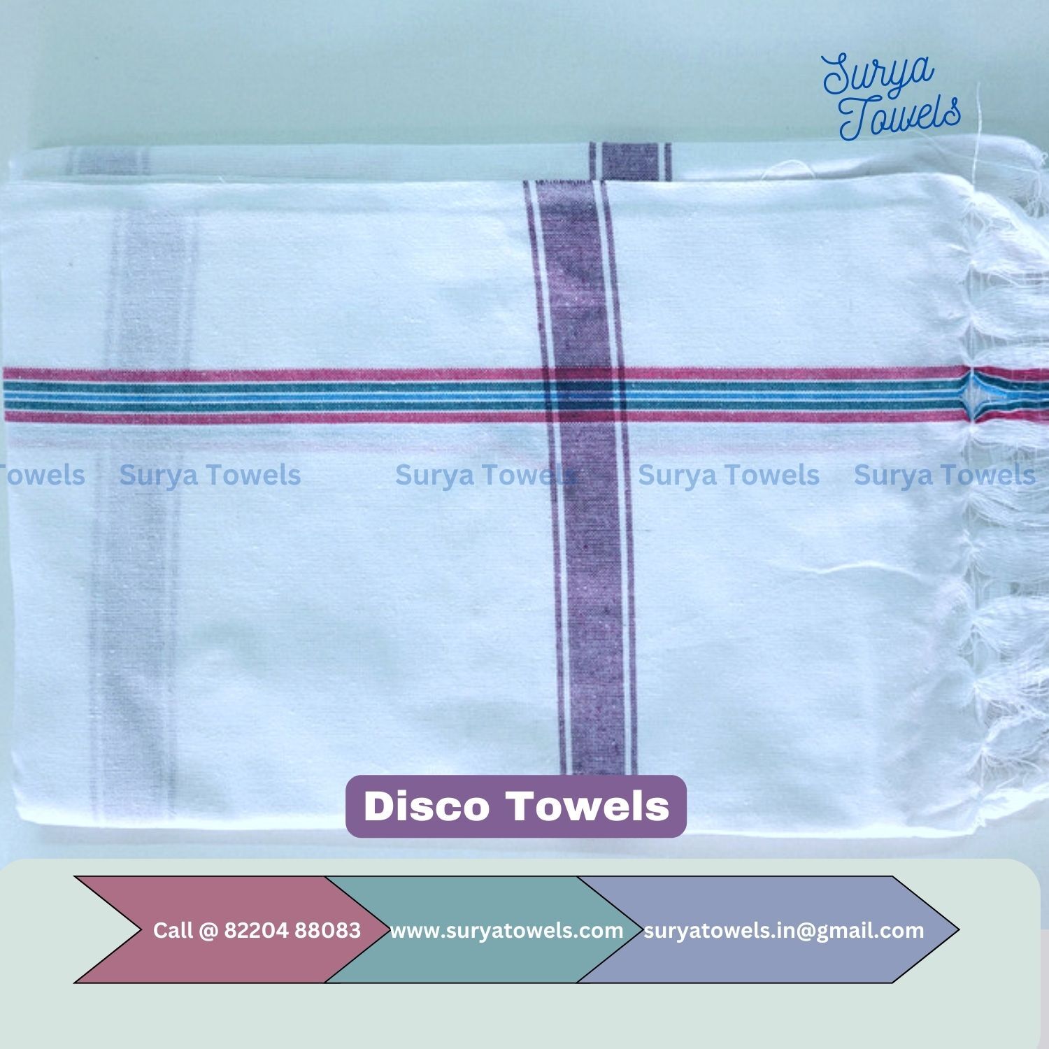 Cotton Disco Towels 30x60 180g