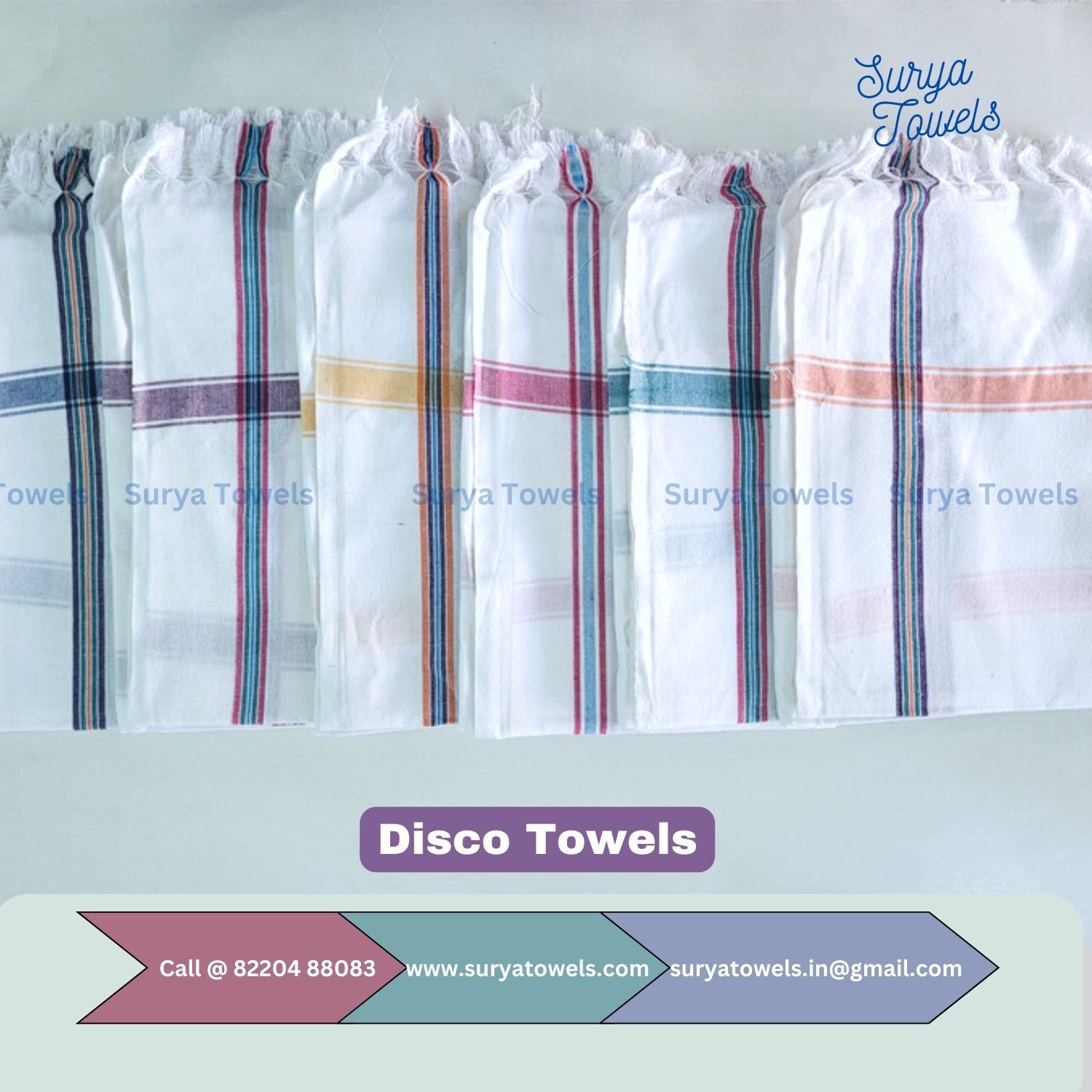 Cotton Disco Towels 30x60 180g