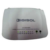 Digisol Wireless Adsl2/2+ Broadband Router - White Plastic, 300mbps Speed, Usb Port, External Wi-fi Features