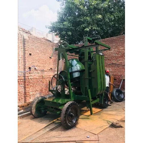 Two Pole Lift Concrete Mixer For Construction Drum Capacity 500 L