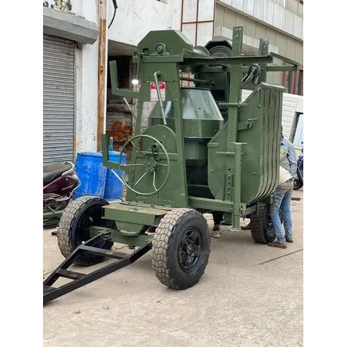 Concrete Mixer With Lift Machine