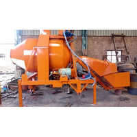 Universal Concrete Mixer - Steel, 2500x1500x1800 Mm, Orange | 500l Capacity, 7.5 Hp Motor, Manual Control, Air Cooling System, 1-year Warranty