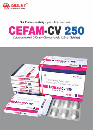 Tablet Cefuroxime 250mg + Clavulanate 125mg