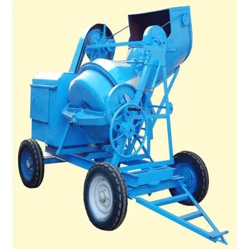 Concrete Mixer With Mechanical Hopper