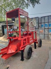 Semi Automatic Mobile Stone Crusher 10 Tph