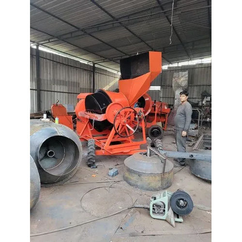 Concrete Mixer With Hopper Lift