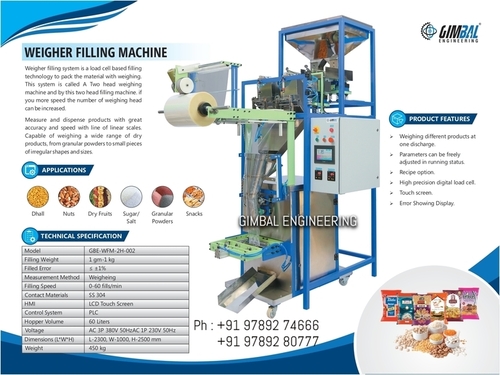 Sugar Pouch packing machine