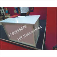 Pvc Octanorm Table - 4 X 3 Feet, Waterproof White Finish | Durable, Foldable, Eco-friendly Design For Indoor And Outdoor Events
