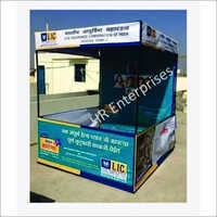 Blue Ms Coated Flex Promotional Tent