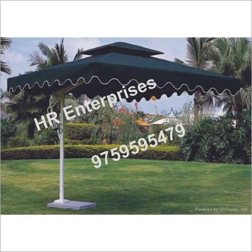 White Modern Garden Patio Umbrellas