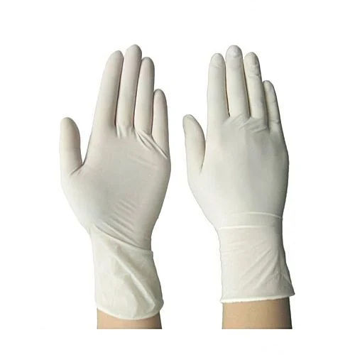 White Latex Examination Gloves