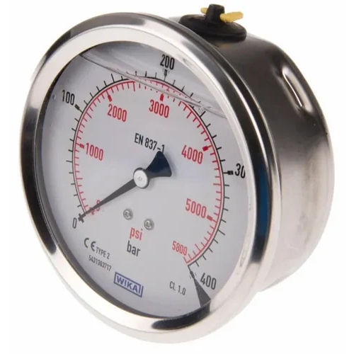 Panel Mounted Pressure Gauge Application: Chemical Processing