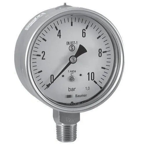 Baumer Pressure Gauges Application: Chemical Processing