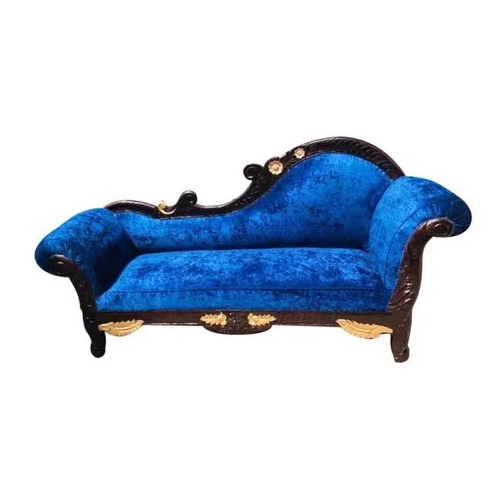 Blue Wooden Wedding Couch