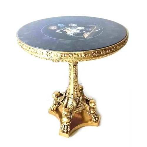 30x30 Inch Teakwood Round Center Table