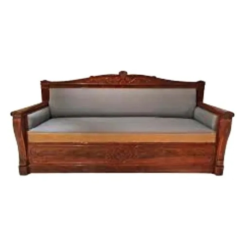 Modern Wooden Sofa Cum Bed - Eco-Friendly Design , Durable Living Room Furniture with Multi-Functional Use