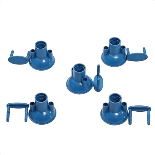 Blue Plastic Italian Mop Cup